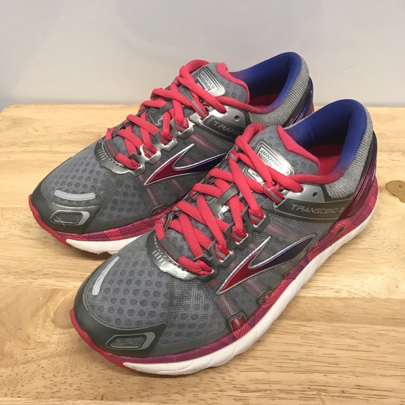 brooks transcend 2 womens grey